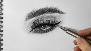 تعلم رسم العين بإحترافية |تعلم الرسم