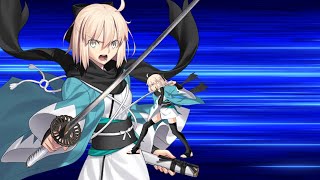 【FGO】オキタソウジ【沖田總司,セイバー】宝具+新EXアタック附中文字幕【Fate/Grand Order】Okita Souji NP+NewEXattack【無明三段突き】