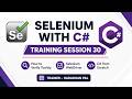 How to Verify Tooltip ​​​- Selenium WebDriver with C# Training - Session 30