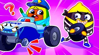 🚔 Yes! Police Monster Truck! 🤩 Rescue Team Find My Toy || Best Cartoon by Pit & Penny Stories 🥑💖