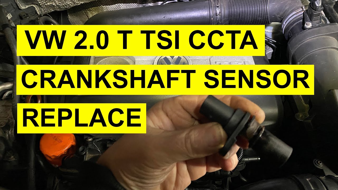 Crankshaft Position Sensor Replacement On VW Tiguan, Passat, Eos, CC ...