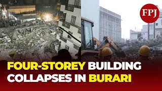 Burari Building Collapse: At Least Two Killed, 12 Others Rescued in Late-Night Building Tragedy