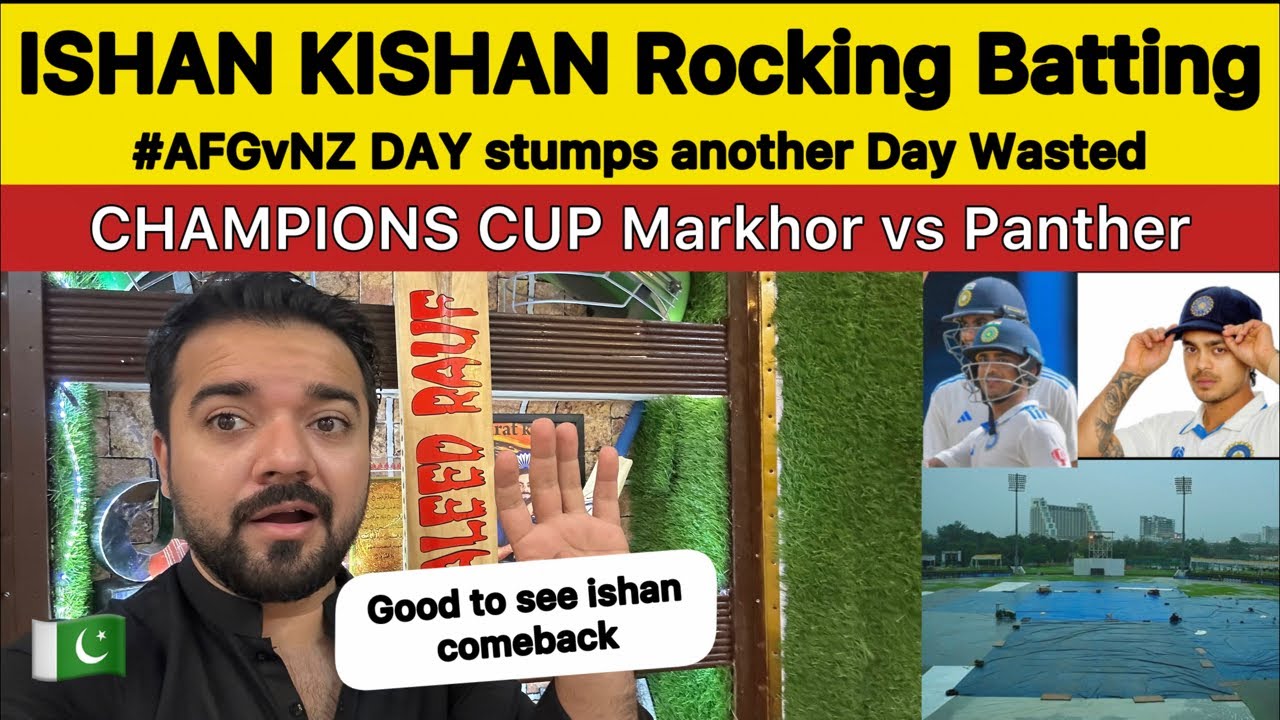 Ishan Kishan Rocking Batting In Duleep Trophy | NZ Vs AFG DAY 4 Stumps ...