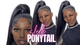 Updated sleek ponytail tutorial | Step by step