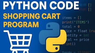 Shopping cart program using python||Beginner