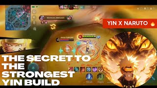 YIN X NARUTO yin combo and best build latest 2025 mobile legends - TOP 1 GLOBAL YIN MLBB