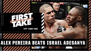 Stephen A. reacts to Alex Pereira beating Israel Adesanya | First Take