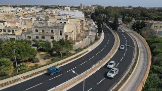 Completing the €9.5 million upgrade of Qormi-Luqa route