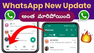 Whatsapp unbelievable Update In 2023 | Whatsapp Changed Home Screen Layout in 2023 | Telugu tech pro