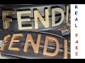 Real vs fake Fendi bag. How to spot fendigraphy hand bag and purses