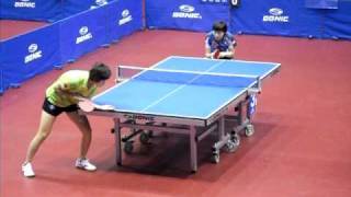 석하정 Seok Ha Jung vs. 강미순 Kang Mi Soon: Women's Singles Quarterfinals, Game 3