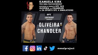 #LFA Featherweight Fighter Kamuela Kirk predicts #UFC262 Charles Oliveira vs Michael Chandler