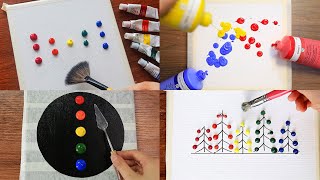 Special Compilation｜Colorful Acrylic Painting on Canvas Time Lapse｜Satisfying Art