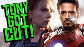 Black Widow CUT Tony Stark Cameo Because He's Iron MAN?!