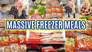 28 Easy Freezer Meals from Scratch | Cook Once Eat for a Month or More | Large Family Freezer Meals!