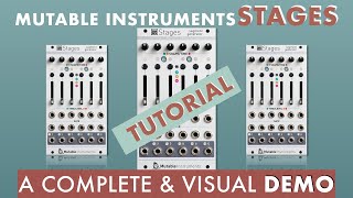 STAGES #mutableinstruments #tutorial a complete and visual demo #eurorack