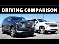 2021 Cadillac Escalade Vs 2021 Chevy Tahoe: Does The Escalade Drive Smoother?