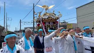 20230604 茅ヶ崎　本村八坂神社　神輿修復記念渡御　祭り⑦