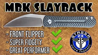 Monterey Bay Knives - SLAYBACK Full Review and Testing / Very Impressed!!!! #edc #frontflipper