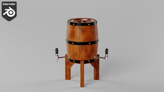 Blender Tutorial: Easy Wood Barrel Part - 2