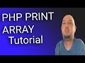 Printing an array in PHP Tutorial