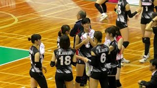 「トヨタ自動車 vs 群馬銀行 【第2セット】」2017/01/29（日）　2016/17 Ｖ・リーグ女子バレー