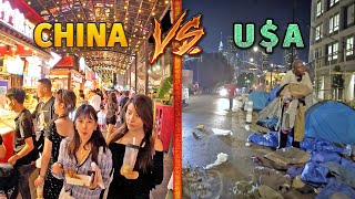 China vs USA - Which Country is Safer? (Americans Shocked)