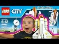 Lego City Spaceport Toy Set! Space Shuttle, Launch Pad, Crawler Toys | JackJackPlays