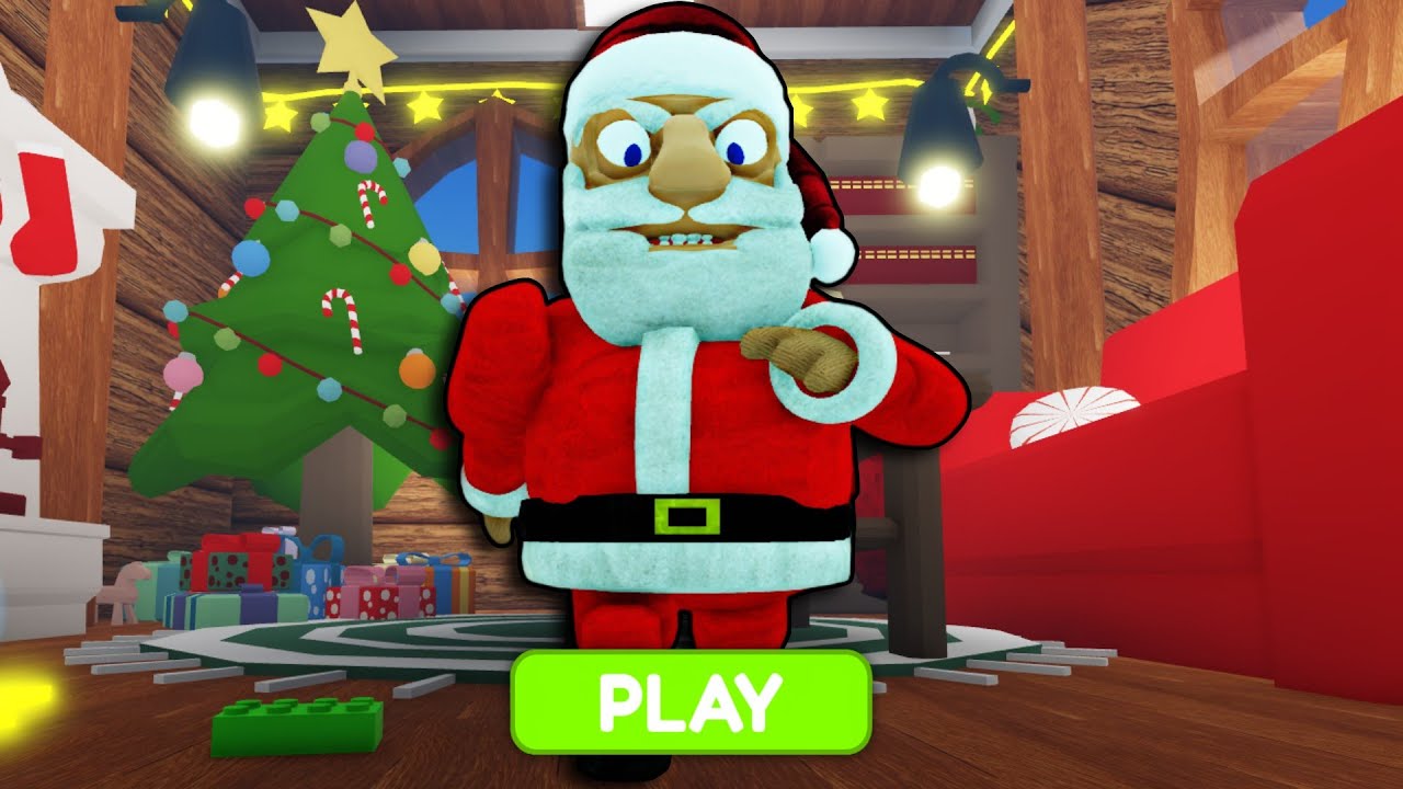 Evil Santa Escape Obby Roblox Youtube
