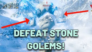 Easily defeat Stone Golems in Valheim!