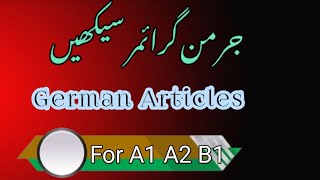 Learn German Articles  in Urdu \u0026 Hindi || Learn German Grammer || German for Beginners  🇩🇪♥🔥