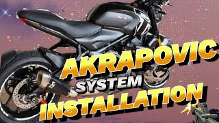 Akrapovic Exhaust System Installation