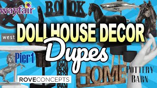 DIY Dollhouse Decor Dupes in One Sixth Scale Miniatures