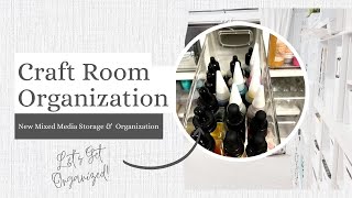 Craft Room Organization | Mixed Media & Tool Storage Update |***Jessica Grace***