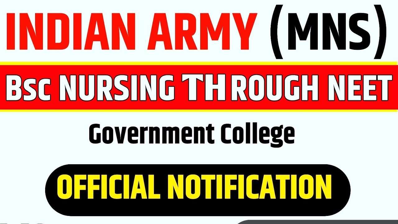 MNS Bsc Nursing Neet Score Update 🔥 MNS B.sc Nursing | Bsc Nursing ...