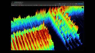 Mel Spectrogram 3D Real Time Visualization
