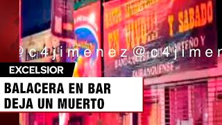 De la fiesta al luto; balacera en bar de la Zona Rosa deja un muerto y un herido