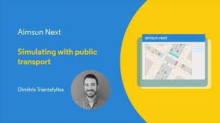 Aimsun Next Tutorial 1.9 - Simulating with public transport/transit