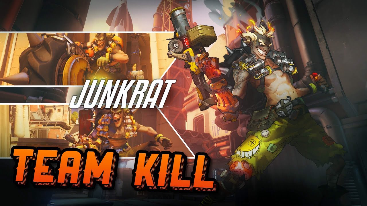 Overwatch Junkrat Team Kill Youtube