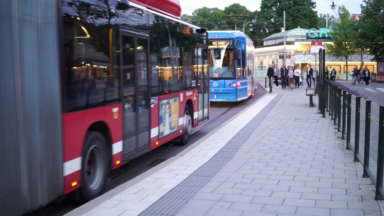 Sweden, Stockholm, Public Transport, Riding With Tram Numbr 7 From ...