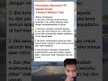 diwasiatkan rasulullah saw kepada aisyah 4 amalan sebelum tidur shorts islam rasulullah