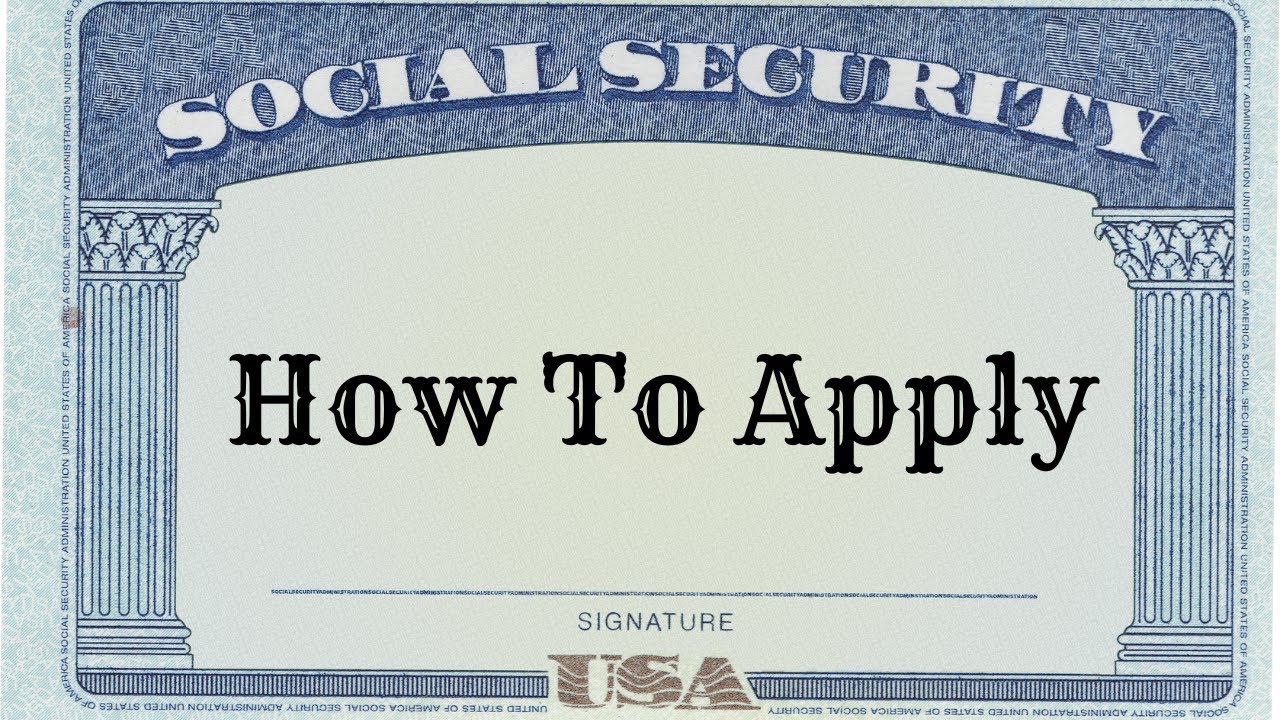 Apply For Social Security Income - YouTube