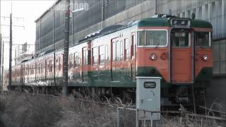 JR西日本 113系湘南色 B02編成 岡山電車区 2011.2