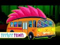 What's Hiding In Yellow Bus? Teehee Town's Creepy Spooky Skeletons Songs