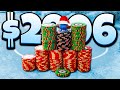 ALL IN First Hand with POCKET ACES ($2800 POT!) | Wolfmas Poker Day #3