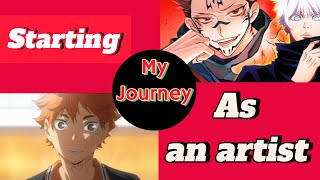 Starting My Journey an Manga Anime And Manhwa Artist || #artist #drawing
