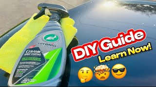 How to Apply Turtle Wax Hybrid Solutions Ceramic Spray Coating