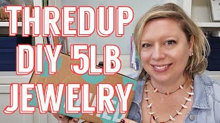 925 Silver \u0026 DESIGNER I Thredup DIY 5lb Jewelry Jar Unboxing! #thredupunboxing  #jewelryjarunboxing