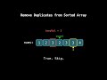 Remove Duplicates from Sorted Array | Leetcode Top Interview 150 | Step-by-Step Visual Explanation