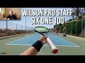 Wilson Pro Staff Six One 100 (V13) Racquet Review - A legend gets a bigger head